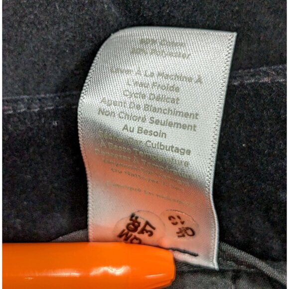 RSVP By Talbots Corduroy Pants Women Size 12 Ruffle Straight Retro Office Casual - Picture 9 of 9